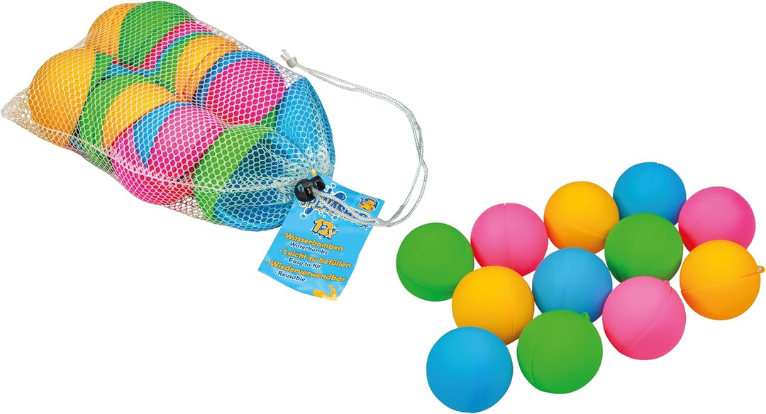 Water Splasher Reusable Water Balloons | 12PCS