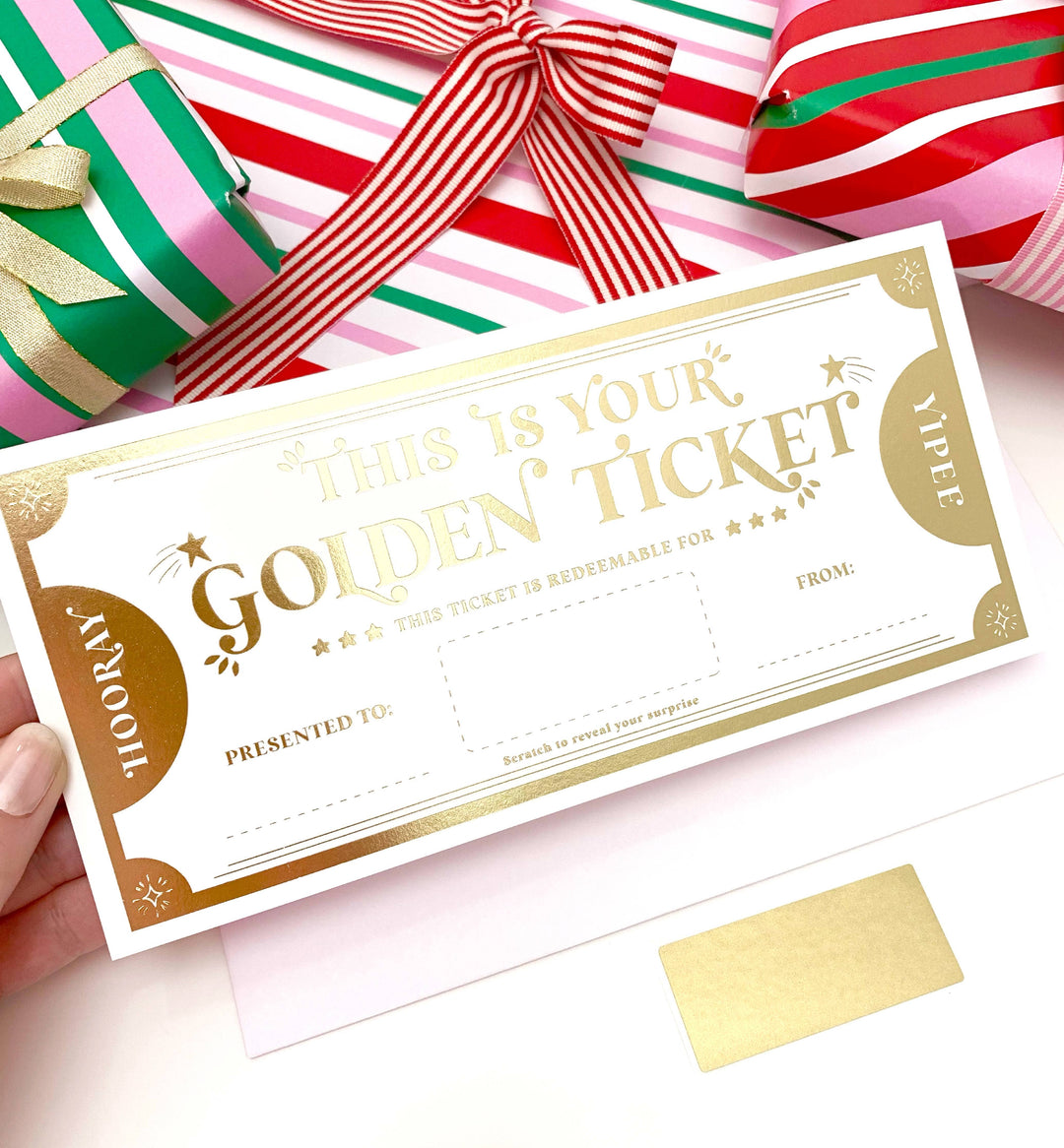 Scratch-off | Golden Ticket Gift Voucher