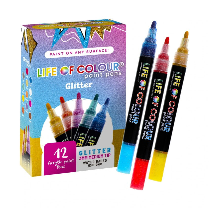 Paint Brush Pens, Kids Paint Brushes, 40 Washable Non-toxic Pens -   Denmark